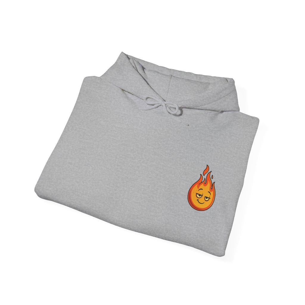 UNSILENCED Hoodie – Fire – Grote Logo Rugprint | Kleine Borstprint