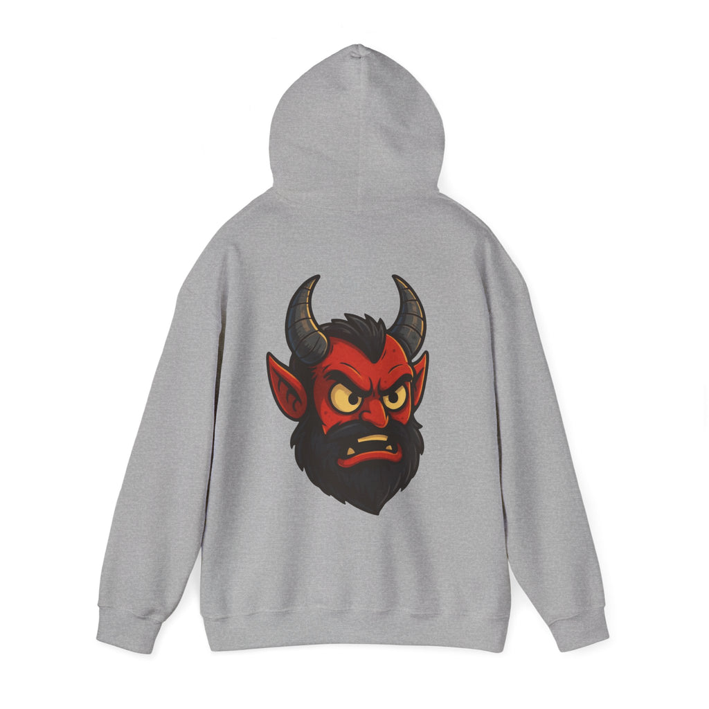 UNSILENCED Hoodie – Devil – Klein Logo Voor | Grote Print Achter