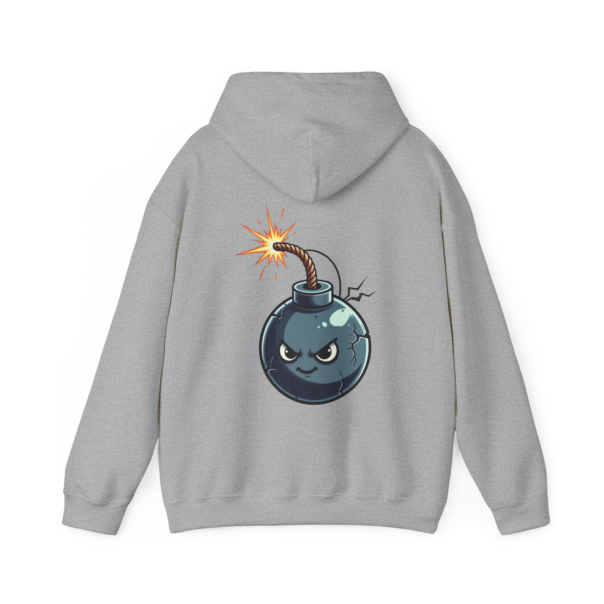 UNSILENCED Hoodie – Bomb – Klein Logo Voor | Grote Print Achter