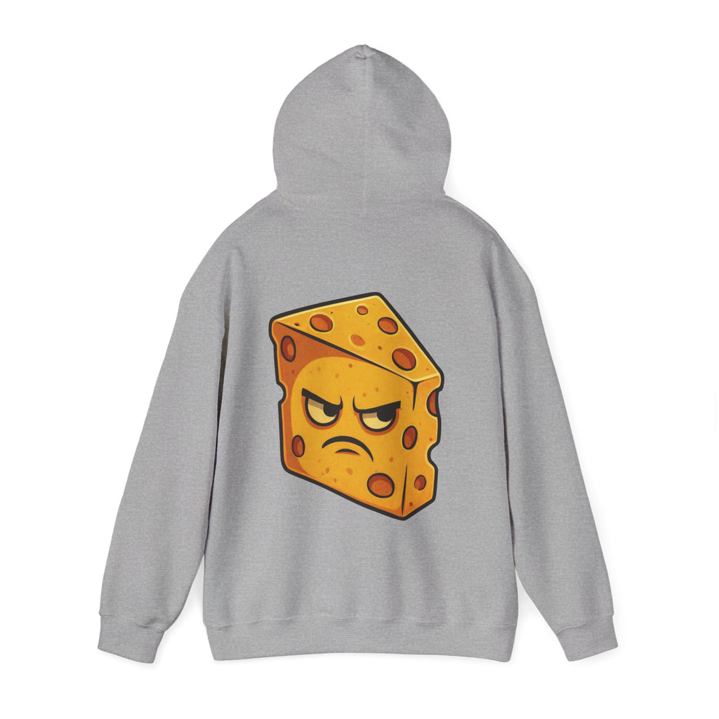 UNSILENCED Hoodie – cheese – Klein Logo Voor | Grote Print Achter