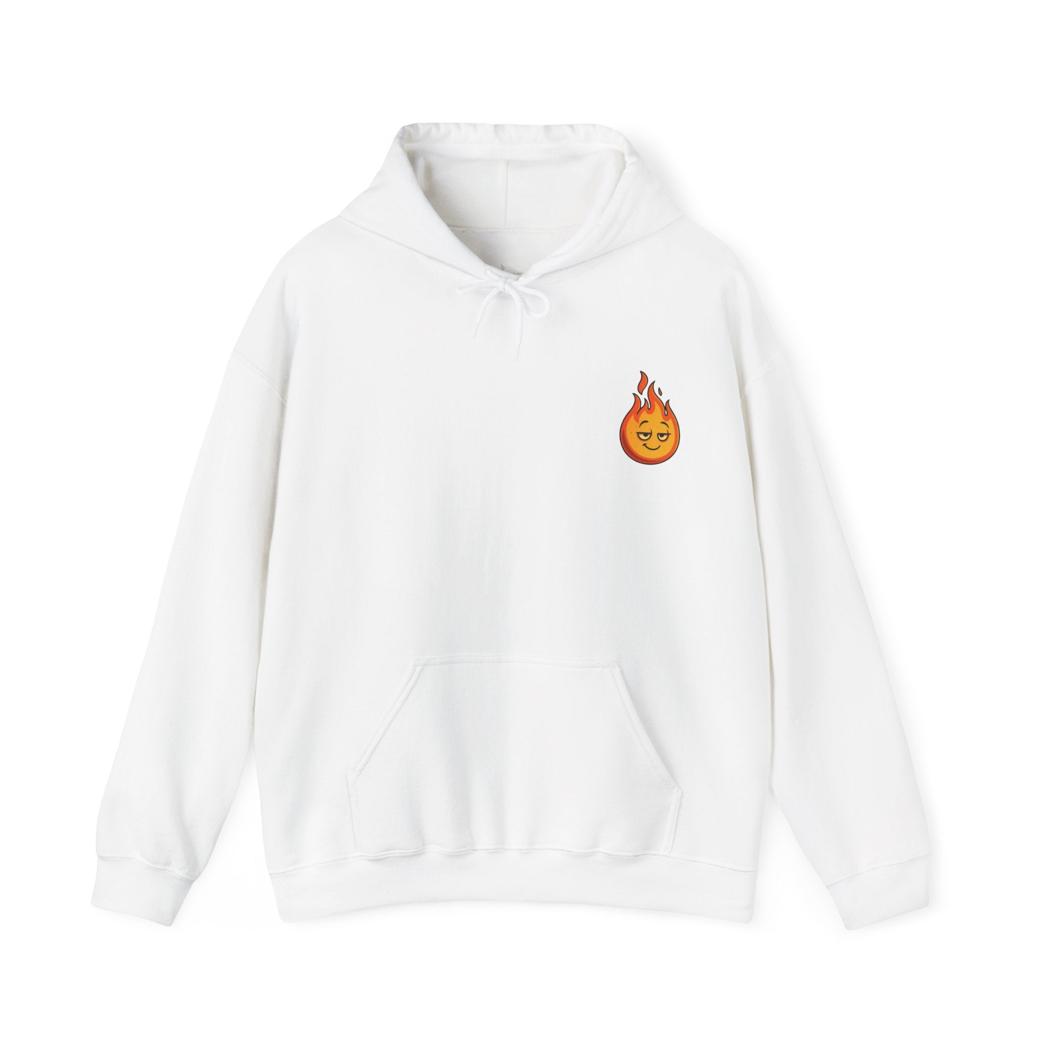 UNSILENCED Hoodie – Fire – Grote Logo Rugprint | Kleine Borstprint