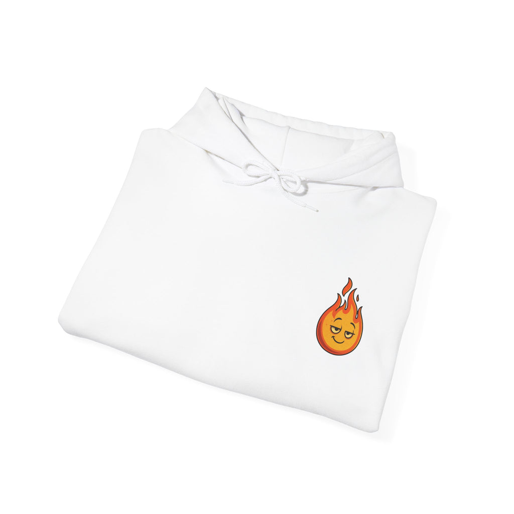 UNSILENCED Hoodie – Fire – Grote Logo Rugprint | Kleine Borstprint