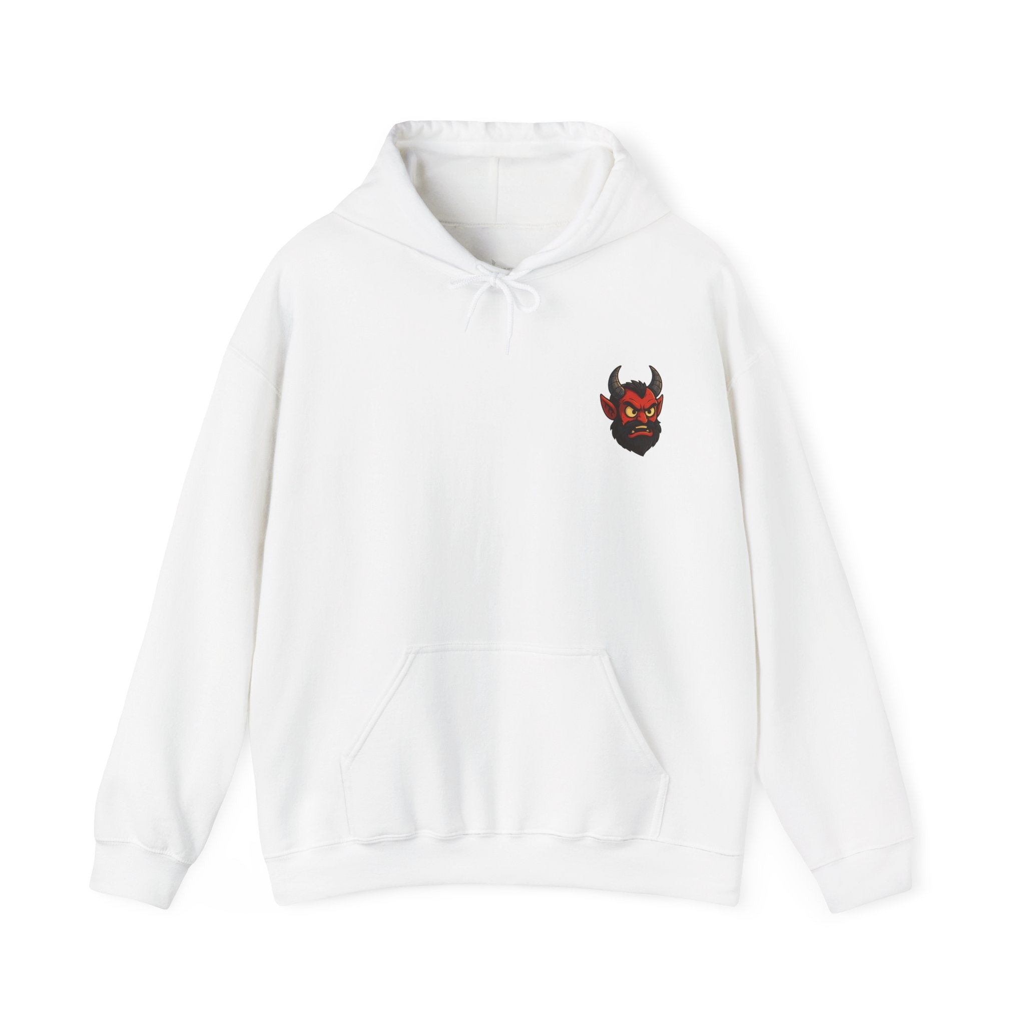 UNSILENCED Hoodie – Devil – Grote Logo Rugprint | Kleine Borstprint