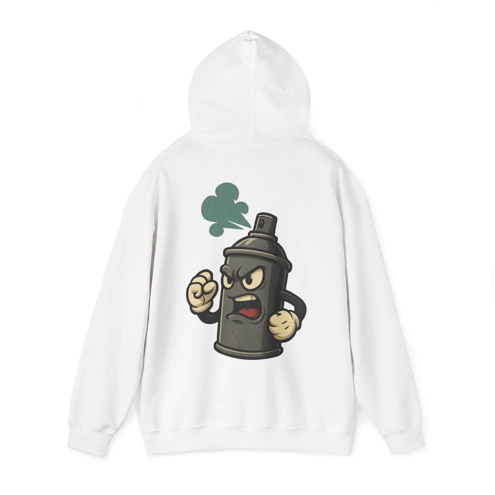 UNSILENCED Kerst Hoodie – Spraypaint – Klein Logo Voor | Grote Print Achter