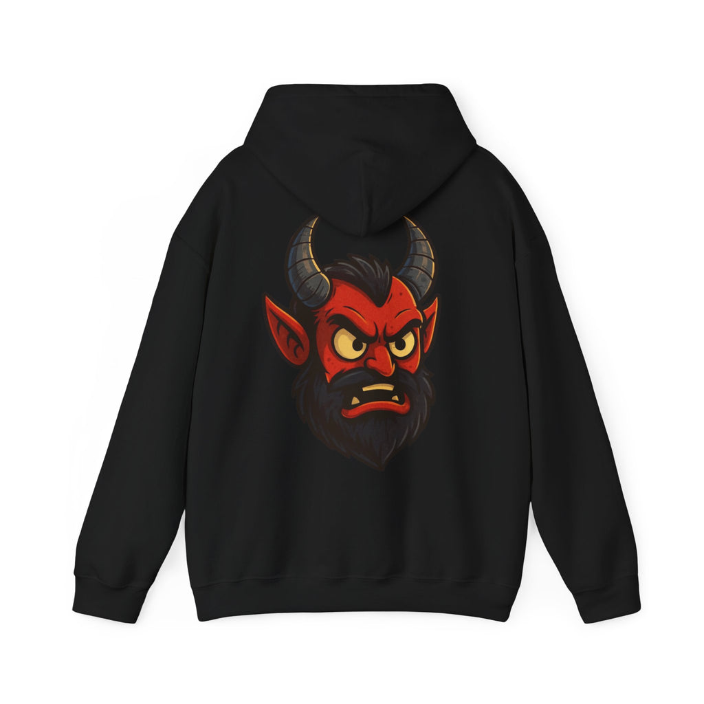 UNSILENCED Hoodie – Devil – Klein Logo Voor | Grote Print Achter