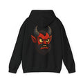 UNSILENCED Hoodie – Devil – Klein Logo Voor | Grote Print Achter
