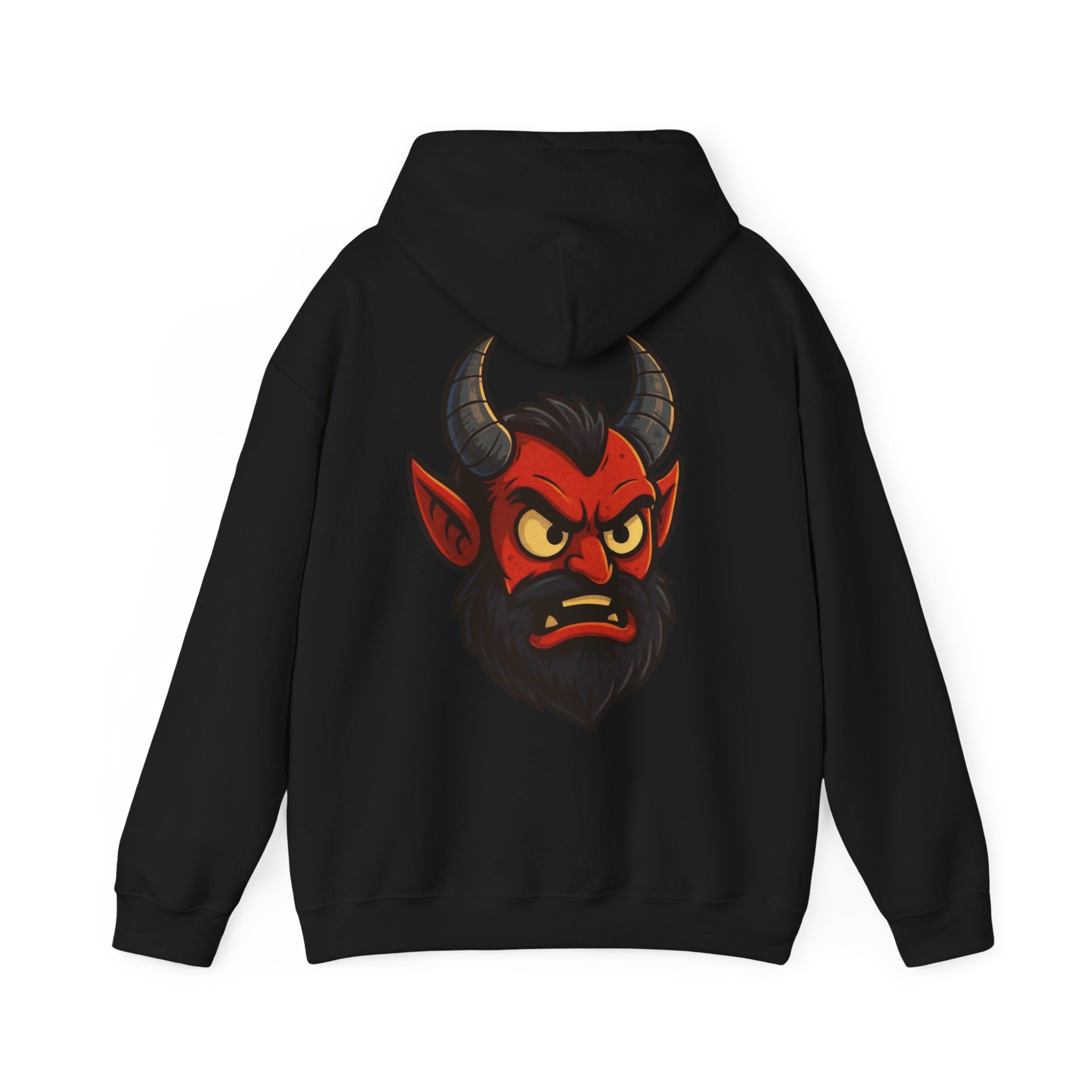 UNSILENCED Hoodie – Devil – Klein Logo Voor | Grote Print Achter