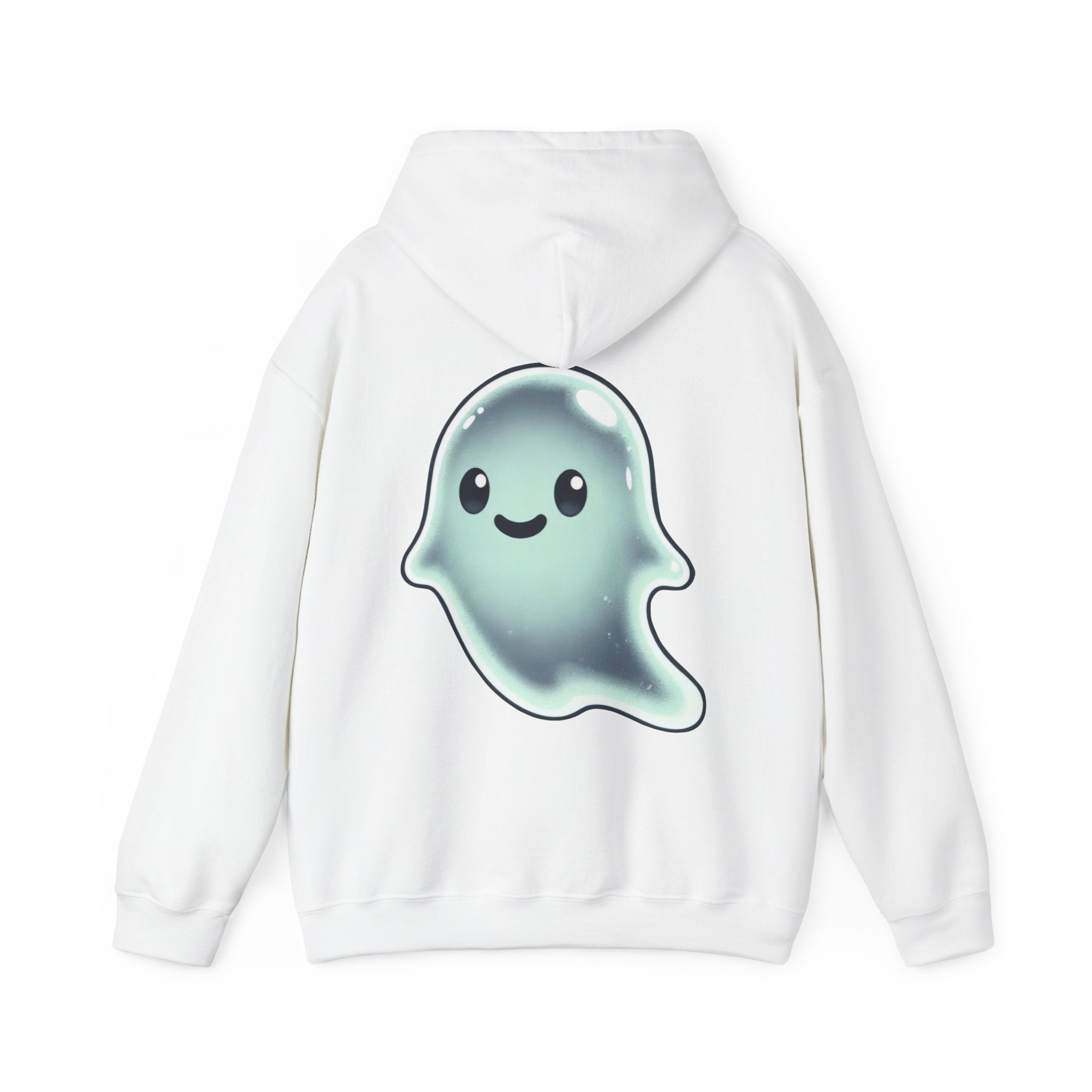 UNSILENCED Hoodie – Ghost – Klein Logo Voor | Grote Print Achter