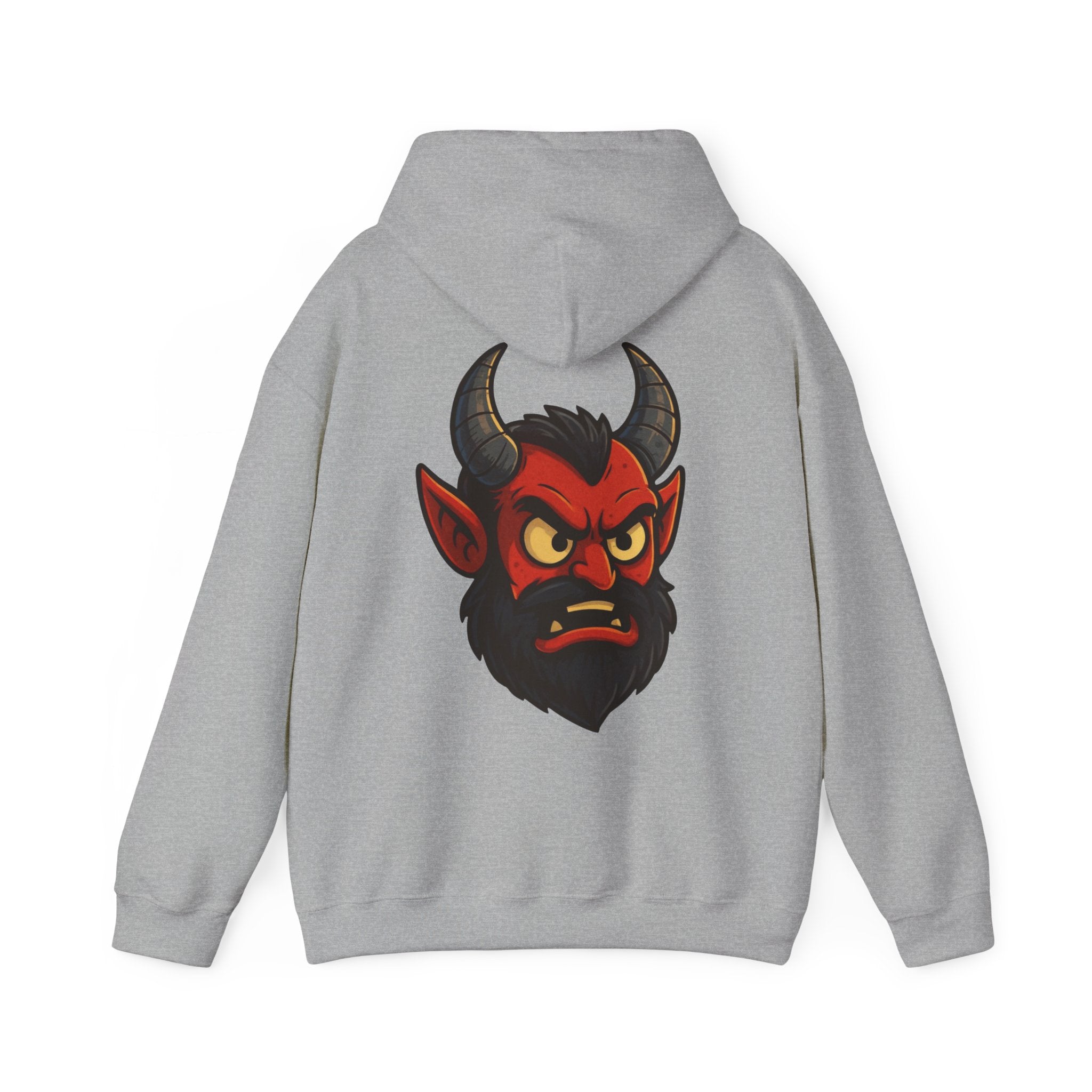 UNSILENCED Hoodie – Devil – Klein Logo Voor | Grote Print Achter