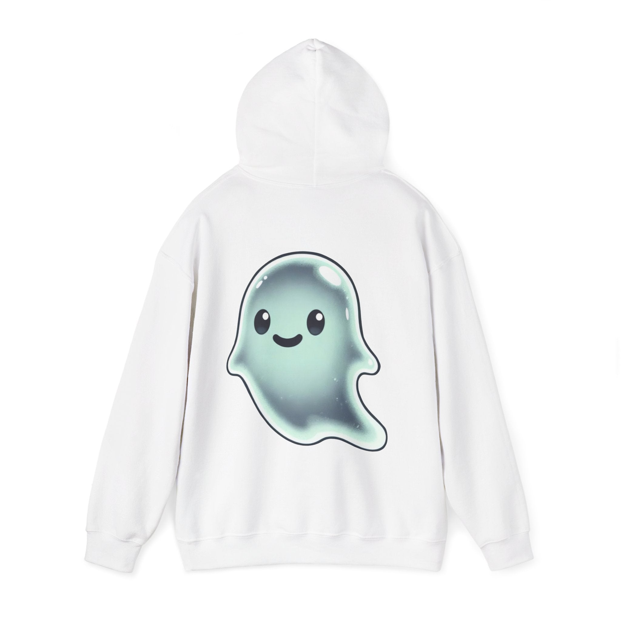 UNSILENCED Hoodie – Ghost – Klein Logo Voor | Grote Print Achter