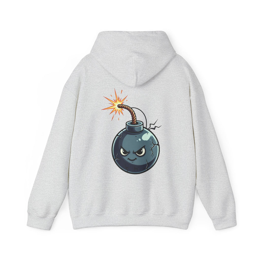 UNSILENCED Hoodie – Bomb – Klein Logo Voor | Grote Print Achter