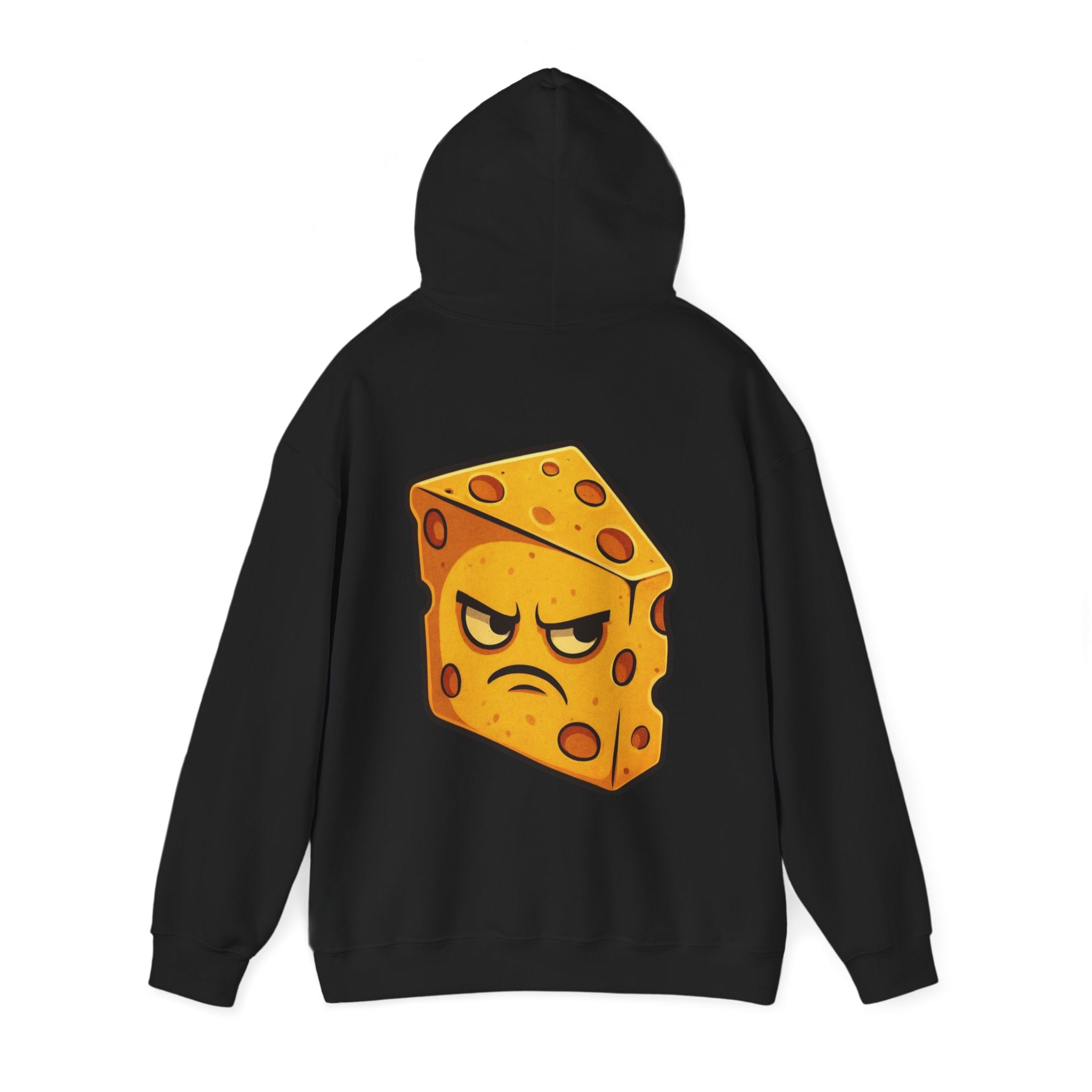 UNSILENCED Hoodie – Cheese – Klein Logo Voor | Grote Print Achter