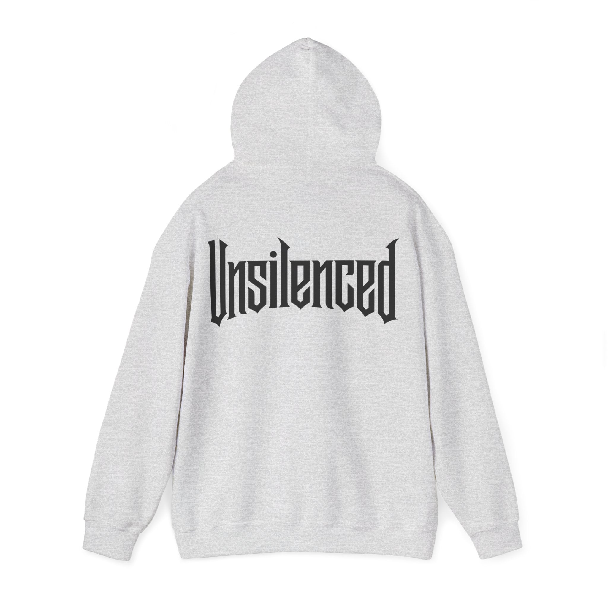 UNSILENCED Hoodie – Cheese – Grote Logo Rugprint | Kleine Borstprint