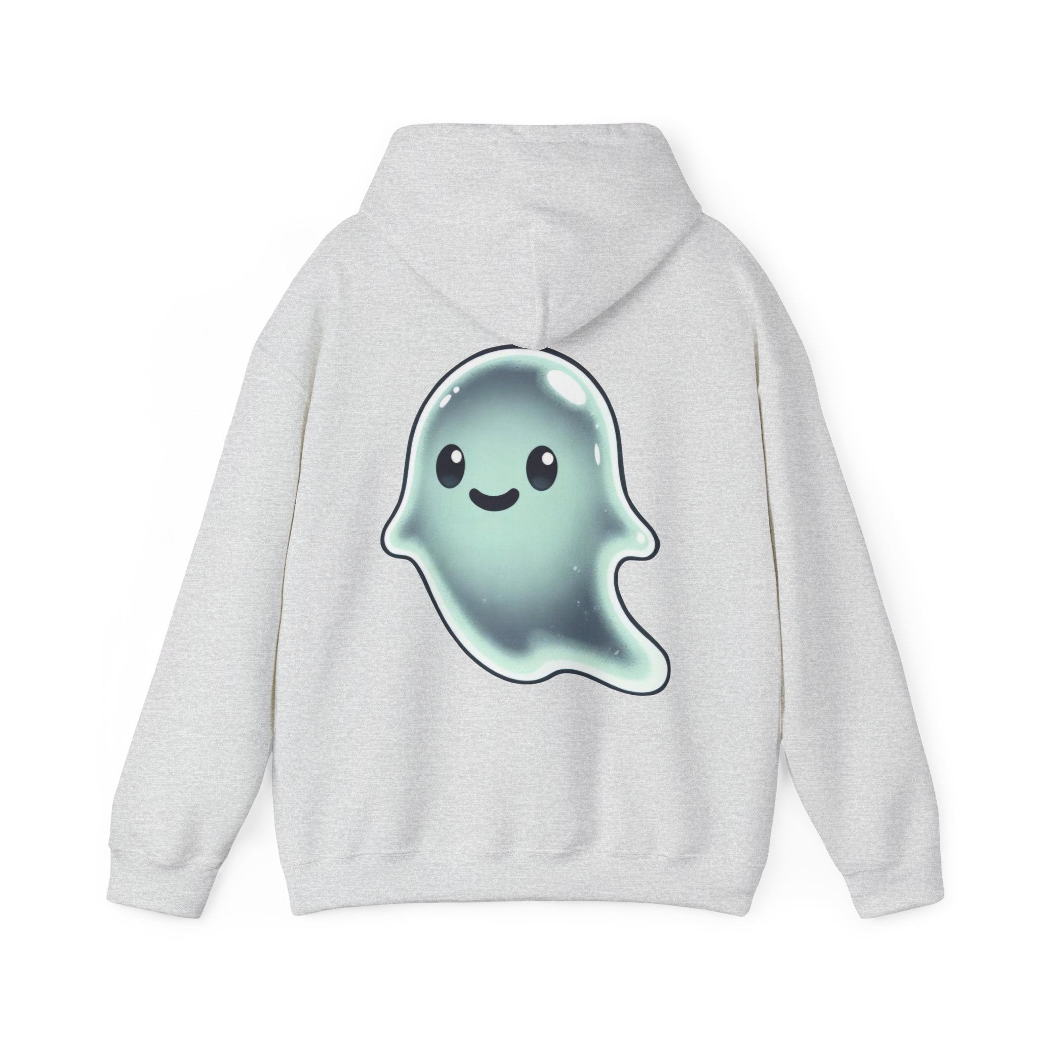 UNSILENCED Hoodie – Ghost – Klein Logo Voor | Grote Print Achter