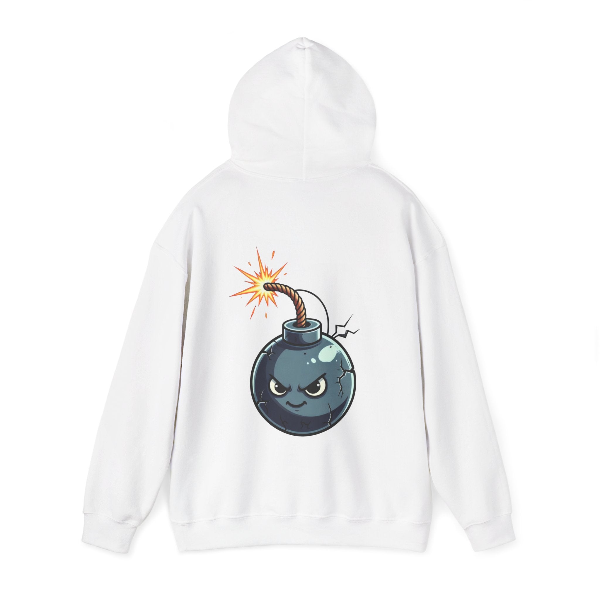UNSILENCED Hoodie – Bomb – Klein Logo Voor | Grote Print Achter