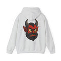 UNSILENCED Hoodie – Devil – Klein Logo Voor | Grote Print Achter
