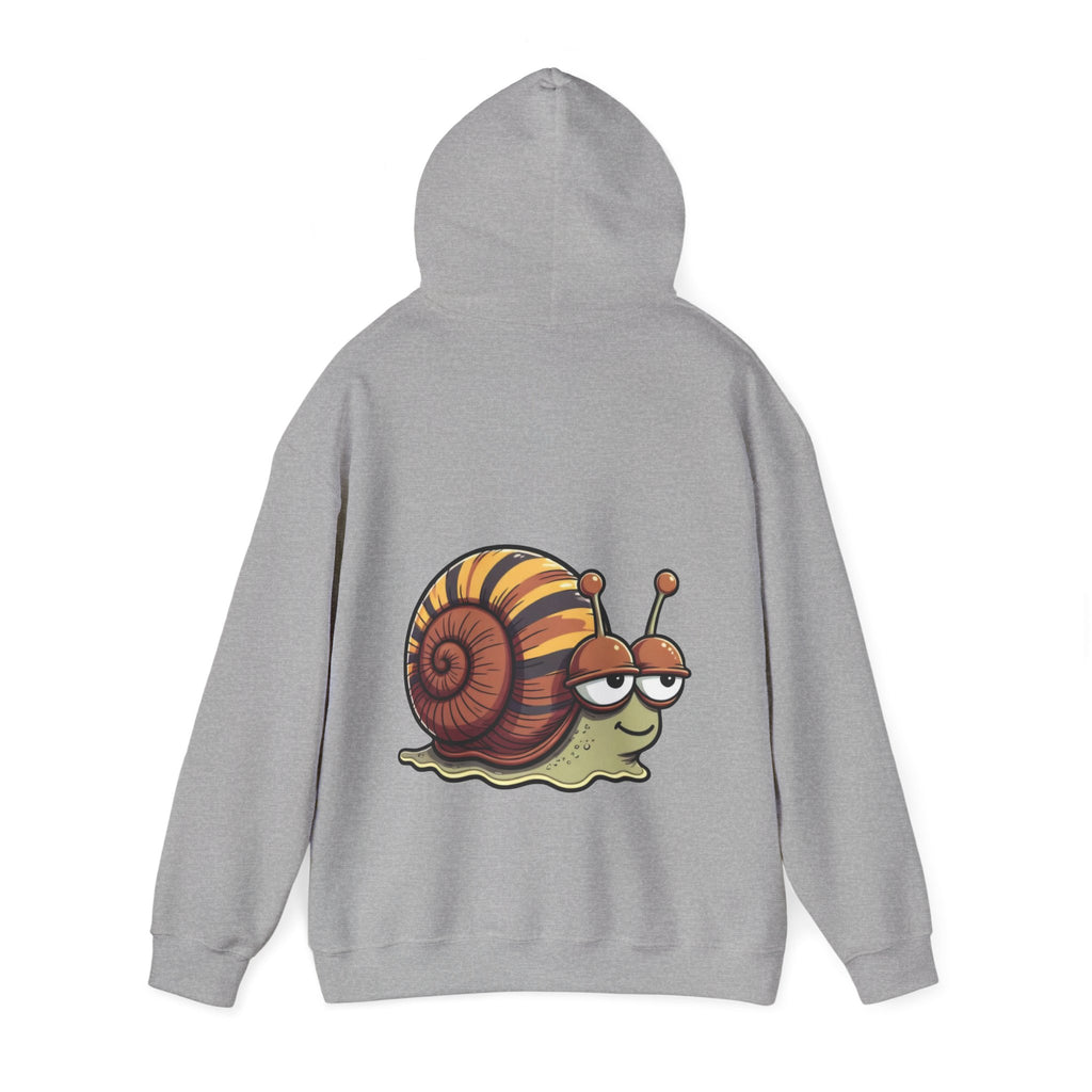 UNSILENCED Hoodie – Snail – Klein Logo Voor | Grote Print Achter