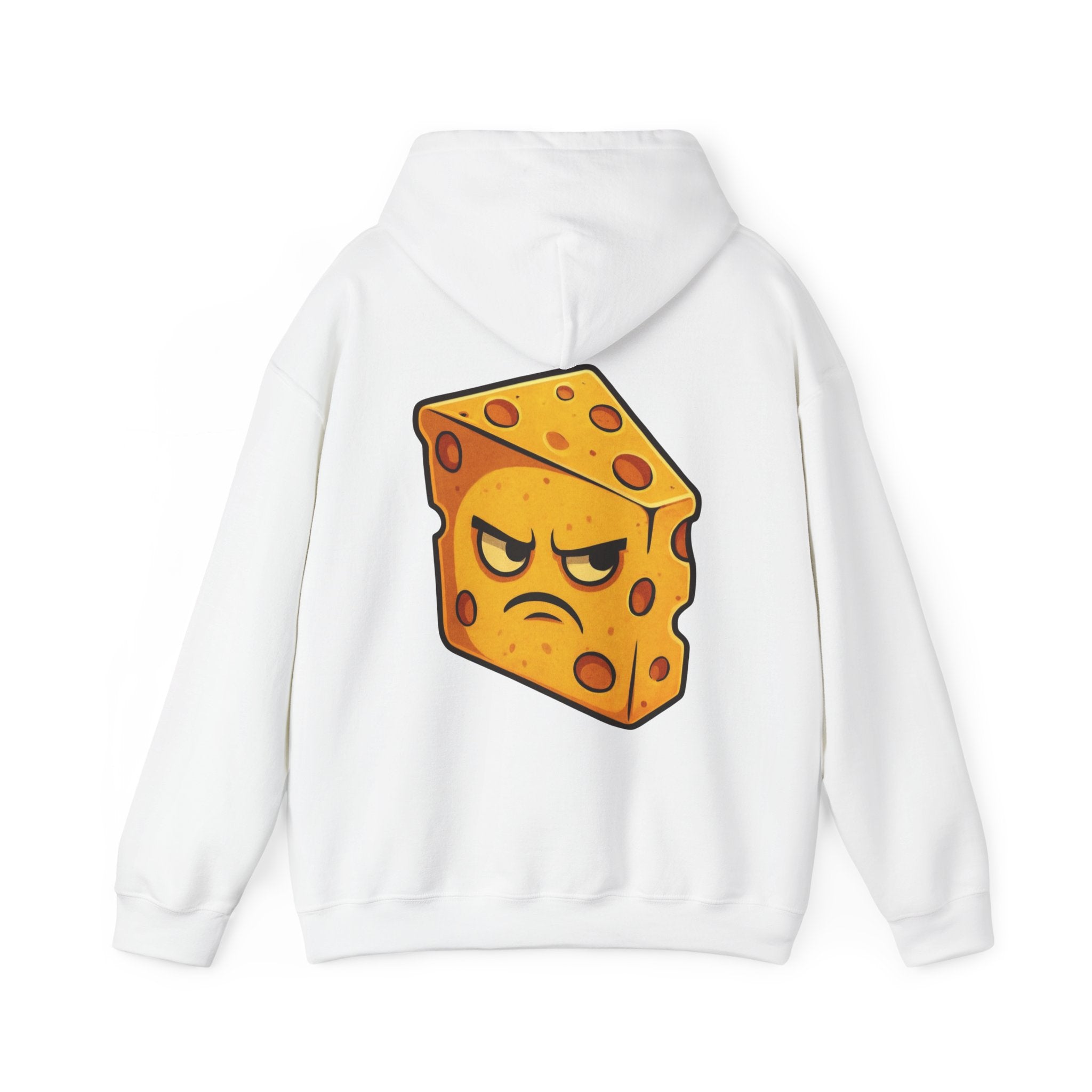 UNSILENCED Hoodie – cheese – Klein Logo Voor | Grote Print Achter