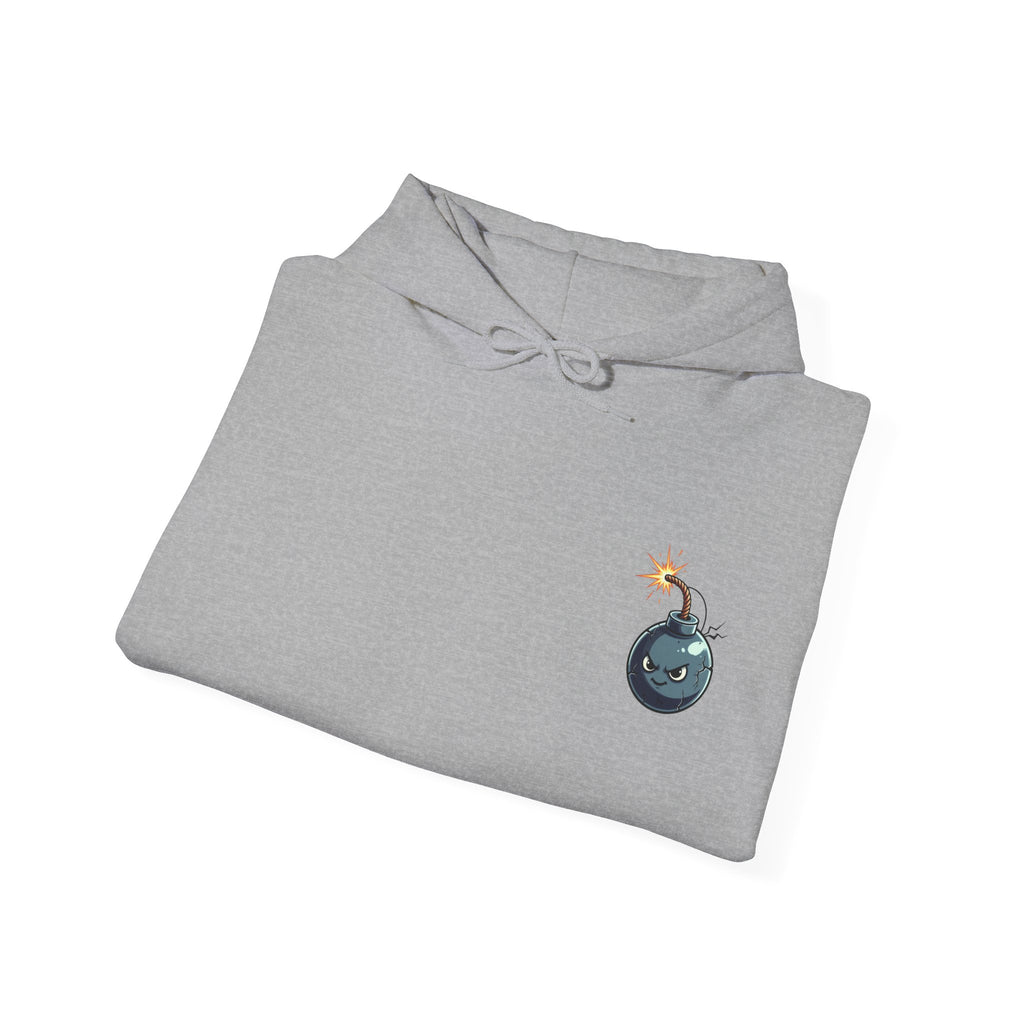 UNSILENCED Hoodie – Bomb – Grote Logo Rugprint | Kleine Borstprint