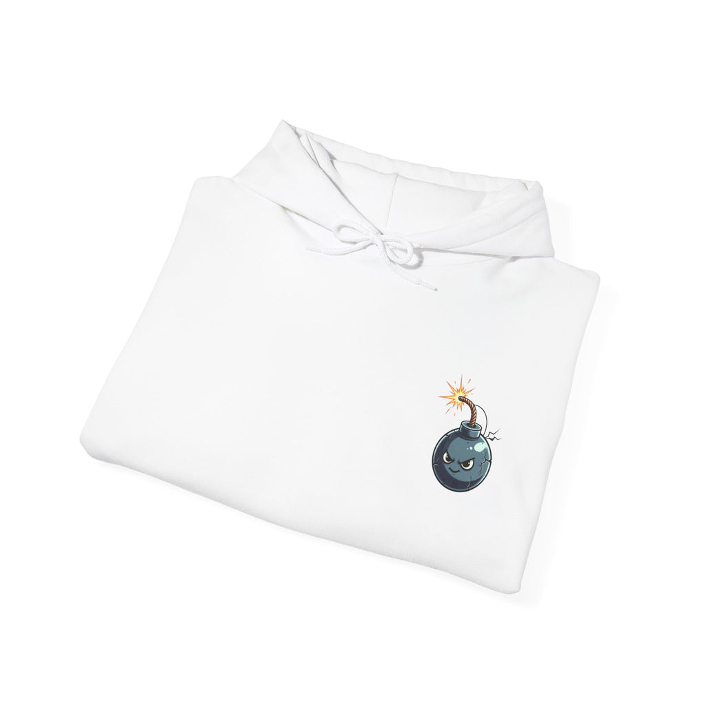 UNSILENCED Hoodie – Bomb – Grote Logo Rugprint | Kleine Borstprint