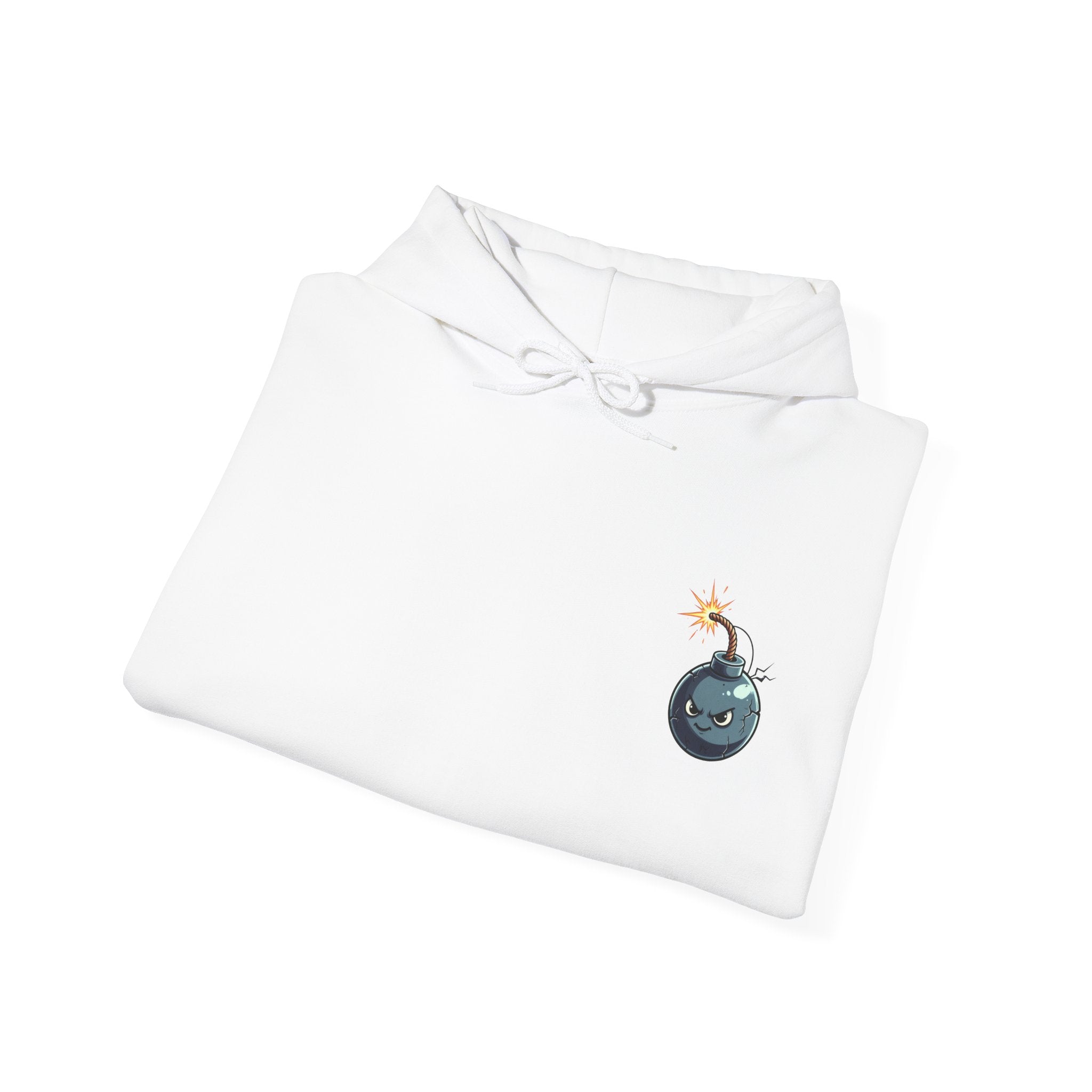 UNSILENCED Hoodie – Bomb – Grote Logo Rugprint | Kleine Borstprint