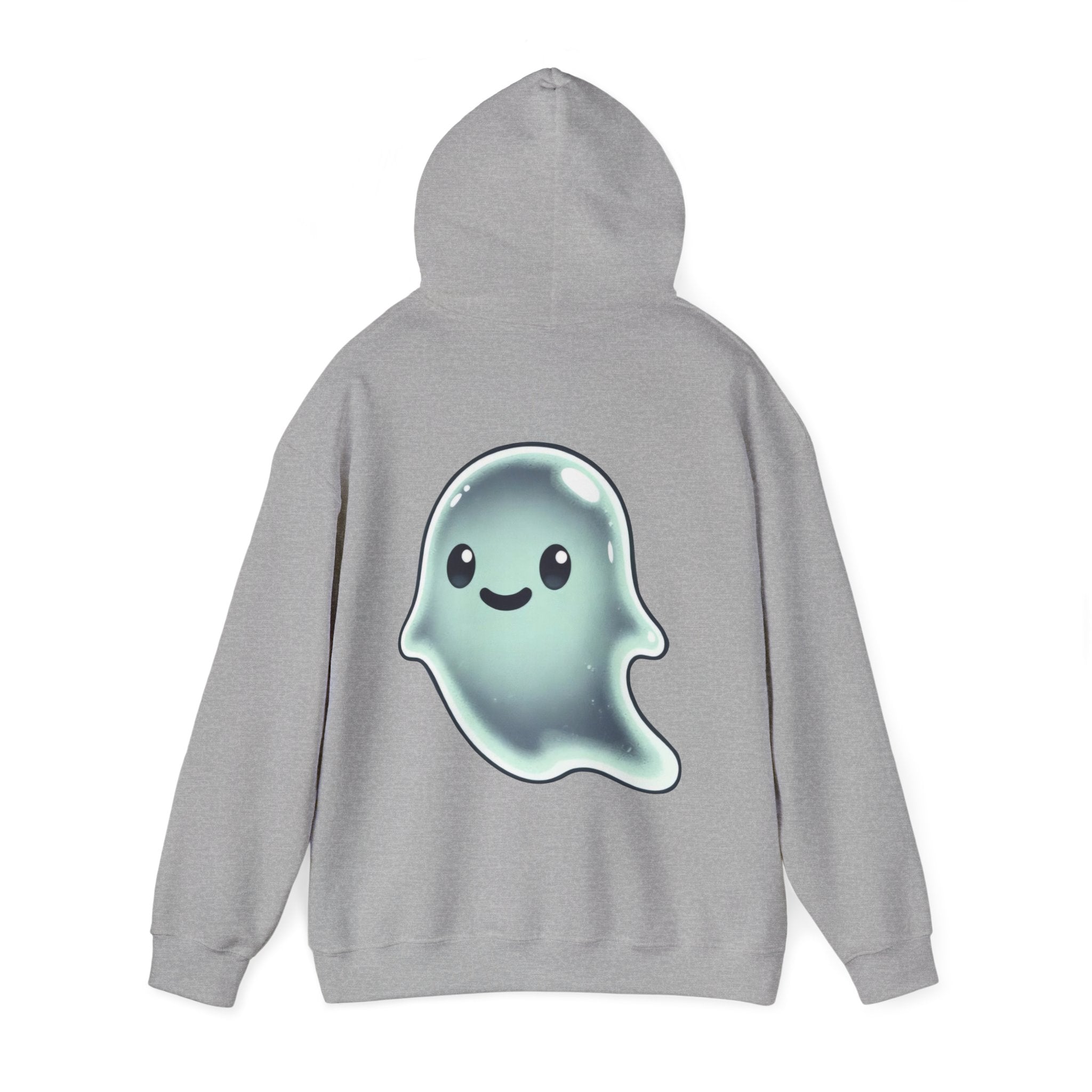 UNSILENCED Hoodie – Ghost – Klein Logo Voor | Grote Print Achter