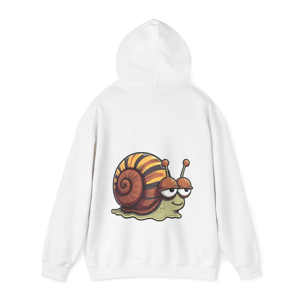 UNSILENCED Hoodie – Snail – Klein Logo Voor | Grote Print Achter