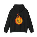 UNSILENCED Hoodie – Fire – Klein Logo Voor | Grote Print Achter