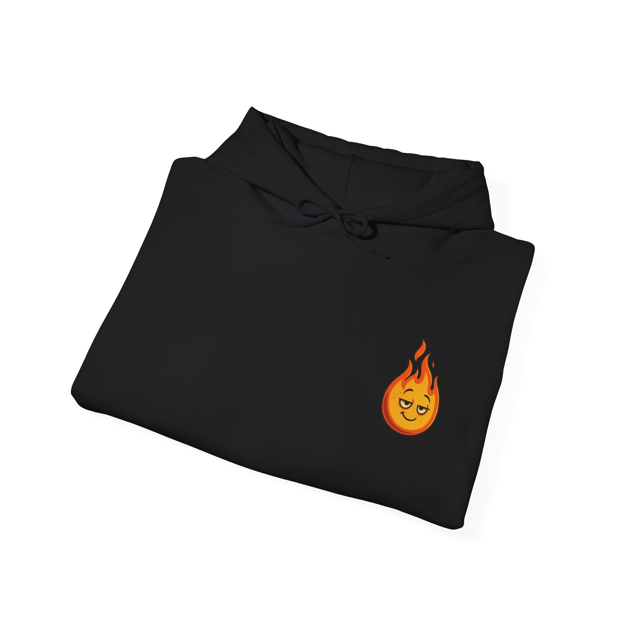 UNSILENCED Hoodie – Fire – Grote Logo Rugprint | Kleine Borstprint