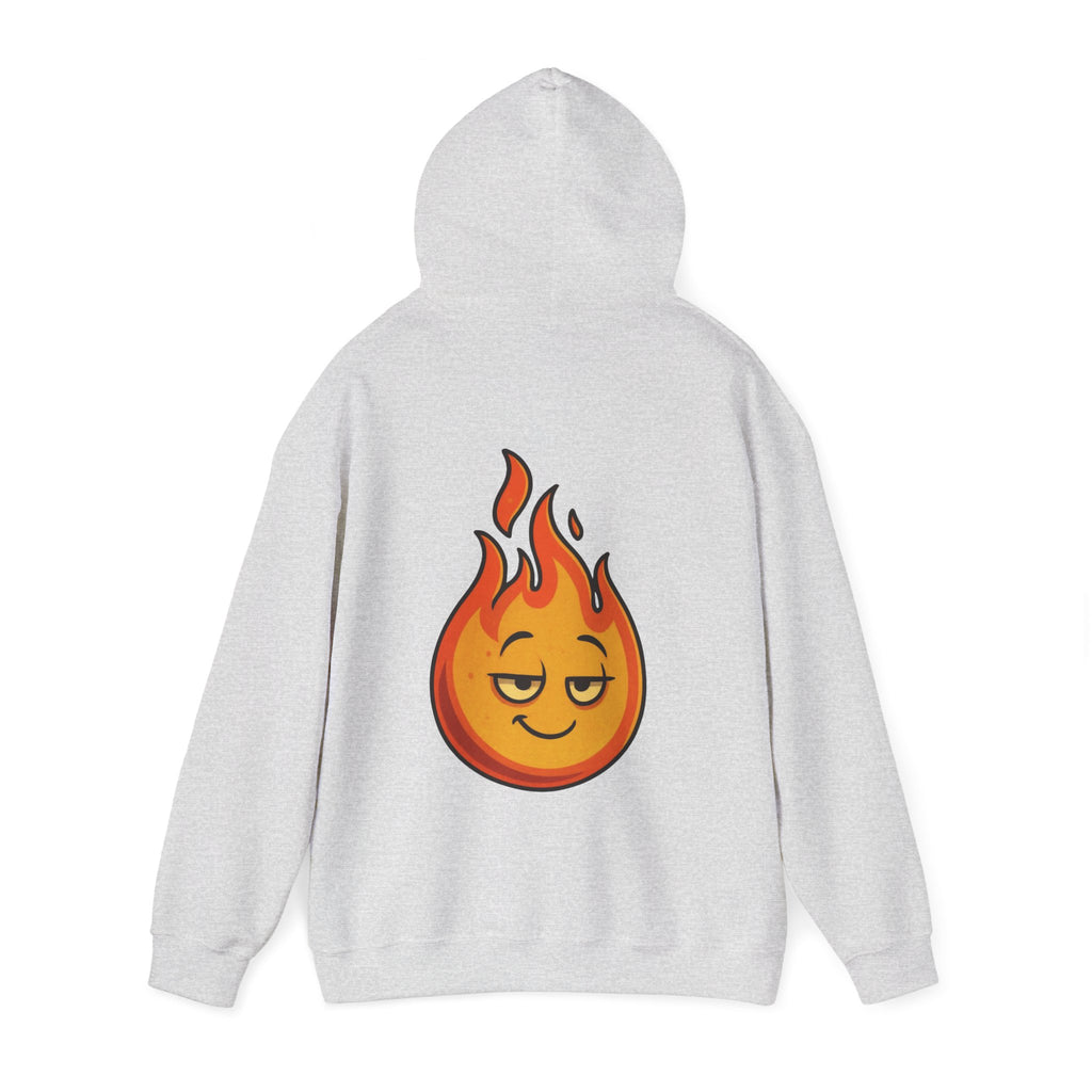 UNSILENCED Hoodie – Fire – Klein Logo Voor | Grote Print Achter