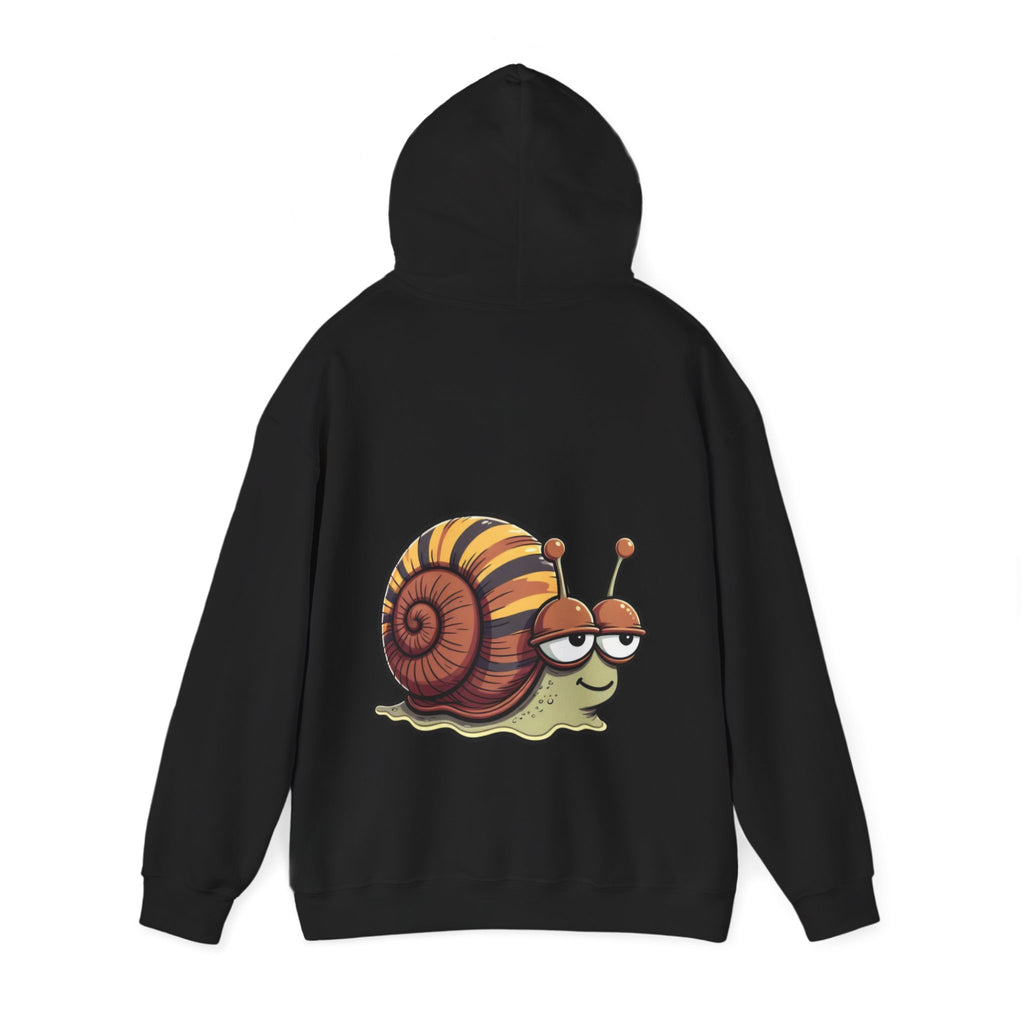 UNSILENCED Hoodie – Snail – Klein Logo Voor | Grote Print Achter