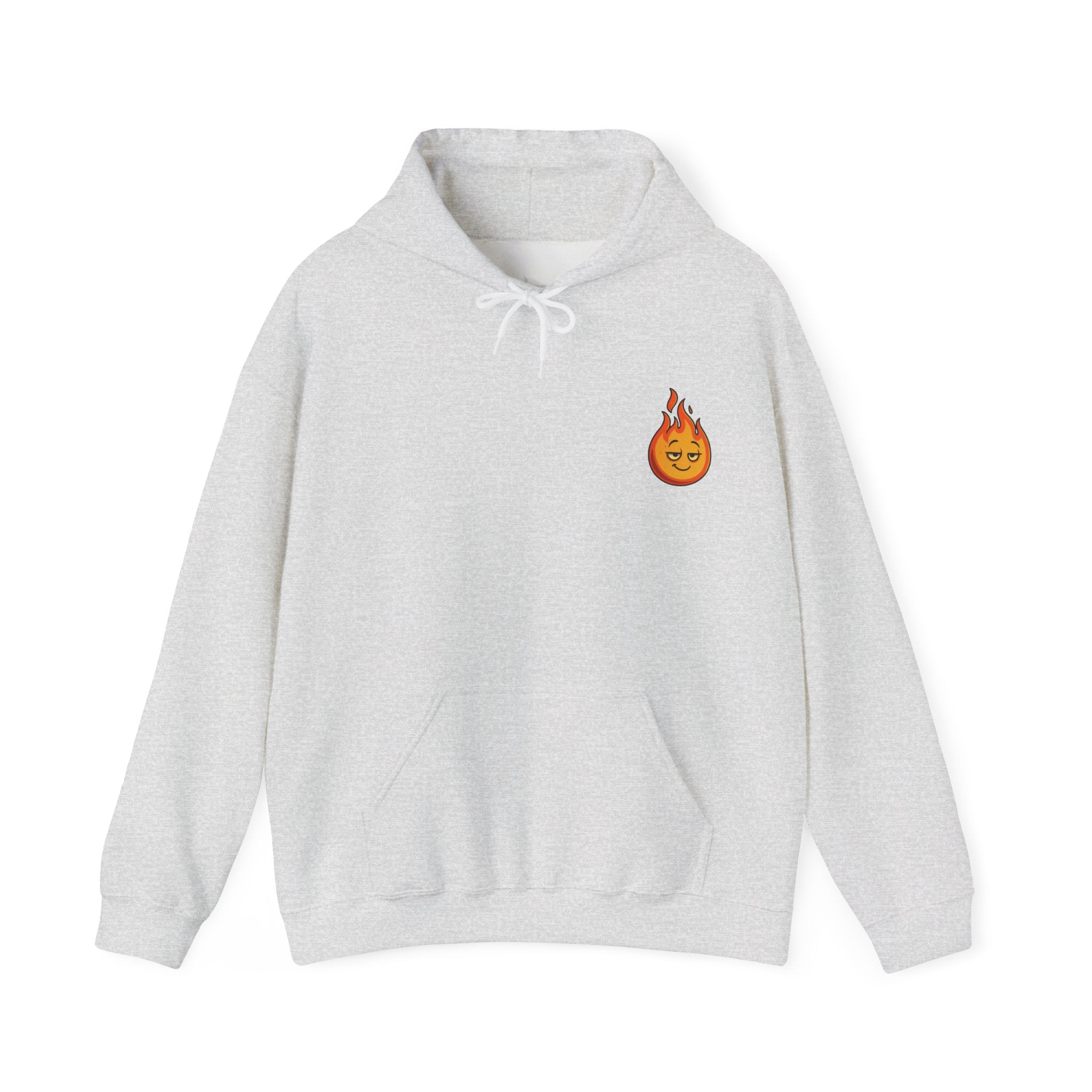 UNSILENCED Hoodie – Fire – Grote Logo Rugprint | Kleine Borstprint