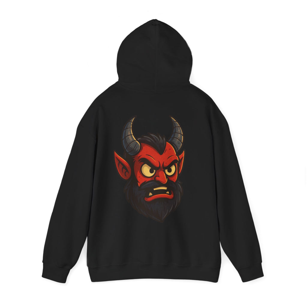 UNSILENCED Hoodie – Devil – Klein Logo Voor | Grote Print Achter
