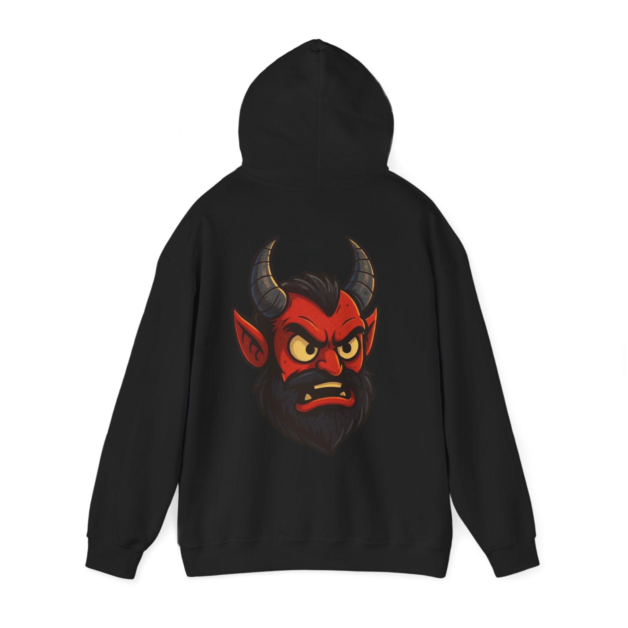 UNSILENCED Hoodie – Devil – Klein Logo Voor | Grote Print Achter