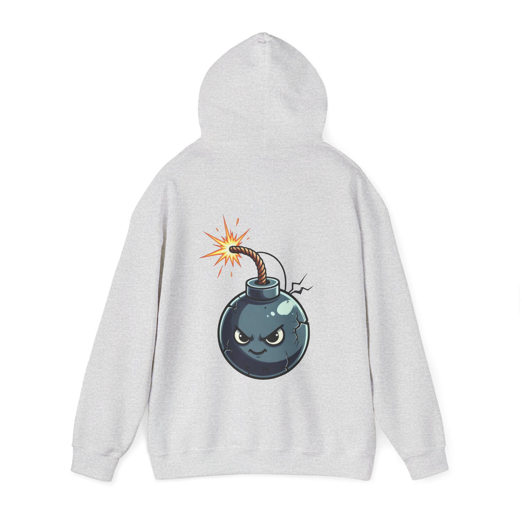 UNSILENCED Hoodie – Bomb – Klein Logo Voor | Grote Print Achter