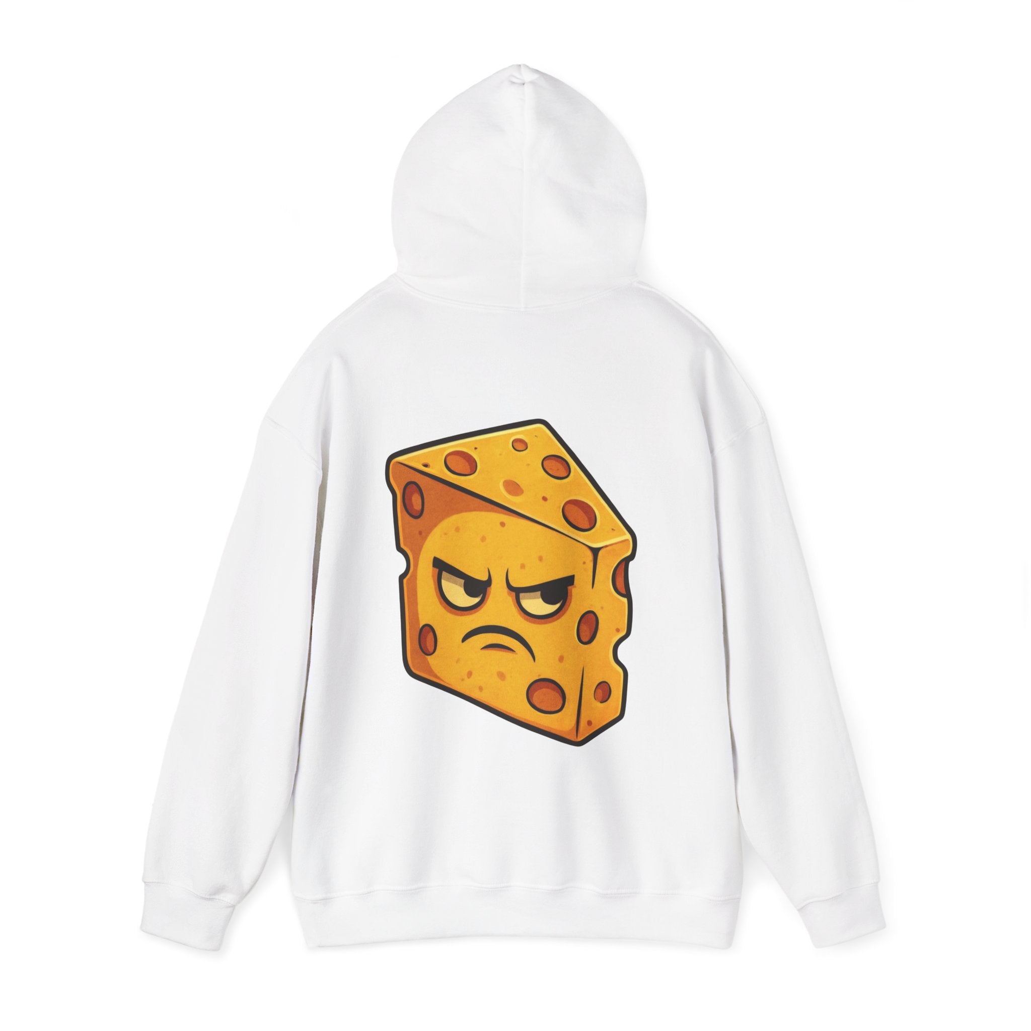 UNSILENCED Hoodie – cheese – Klein Logo Voor | Grote Print Achter