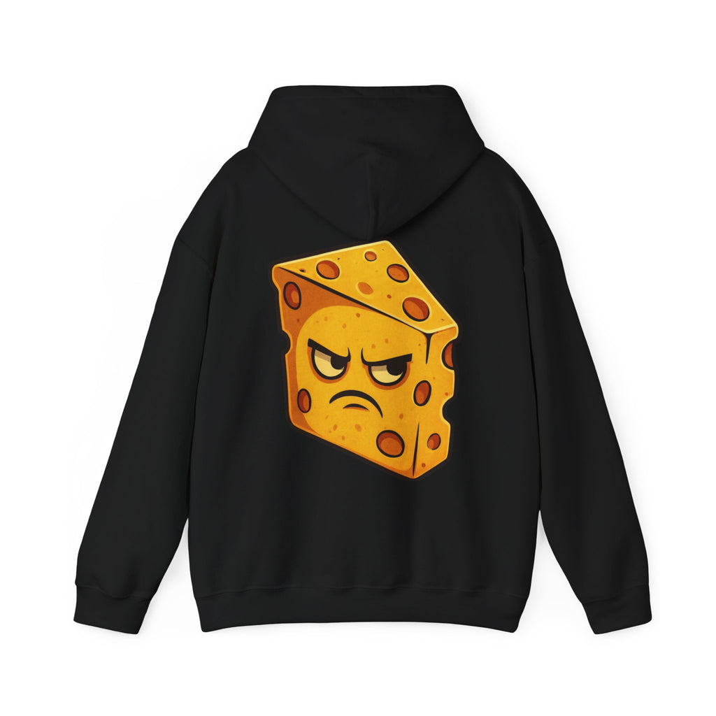 UNSILENCED Hoodie – Cheese – Klein Logo Voor | Grote Print Achter