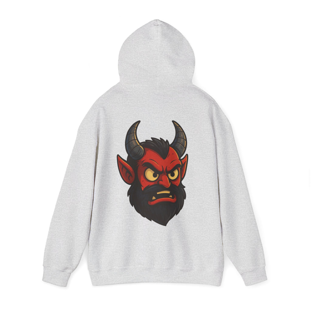 UNSILENCED Hoodie – Devil – Klein Logo Voor | Grote Print Achter
