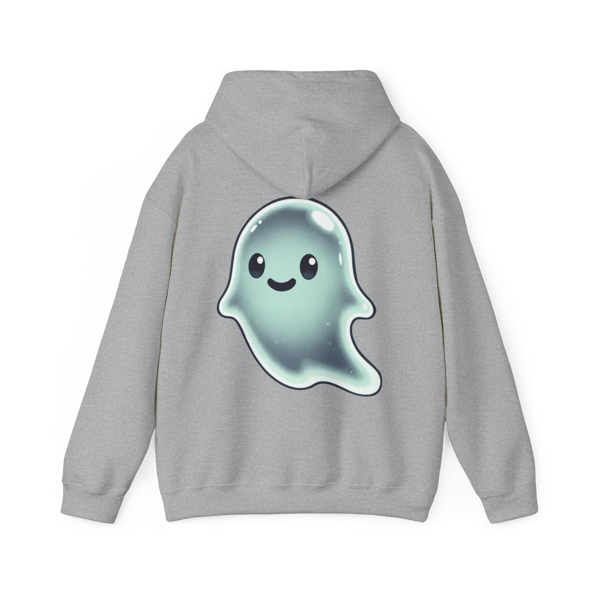 UNSILENCED Hoodie – Ghost – Klein Logo Voor | Grote Print Achter