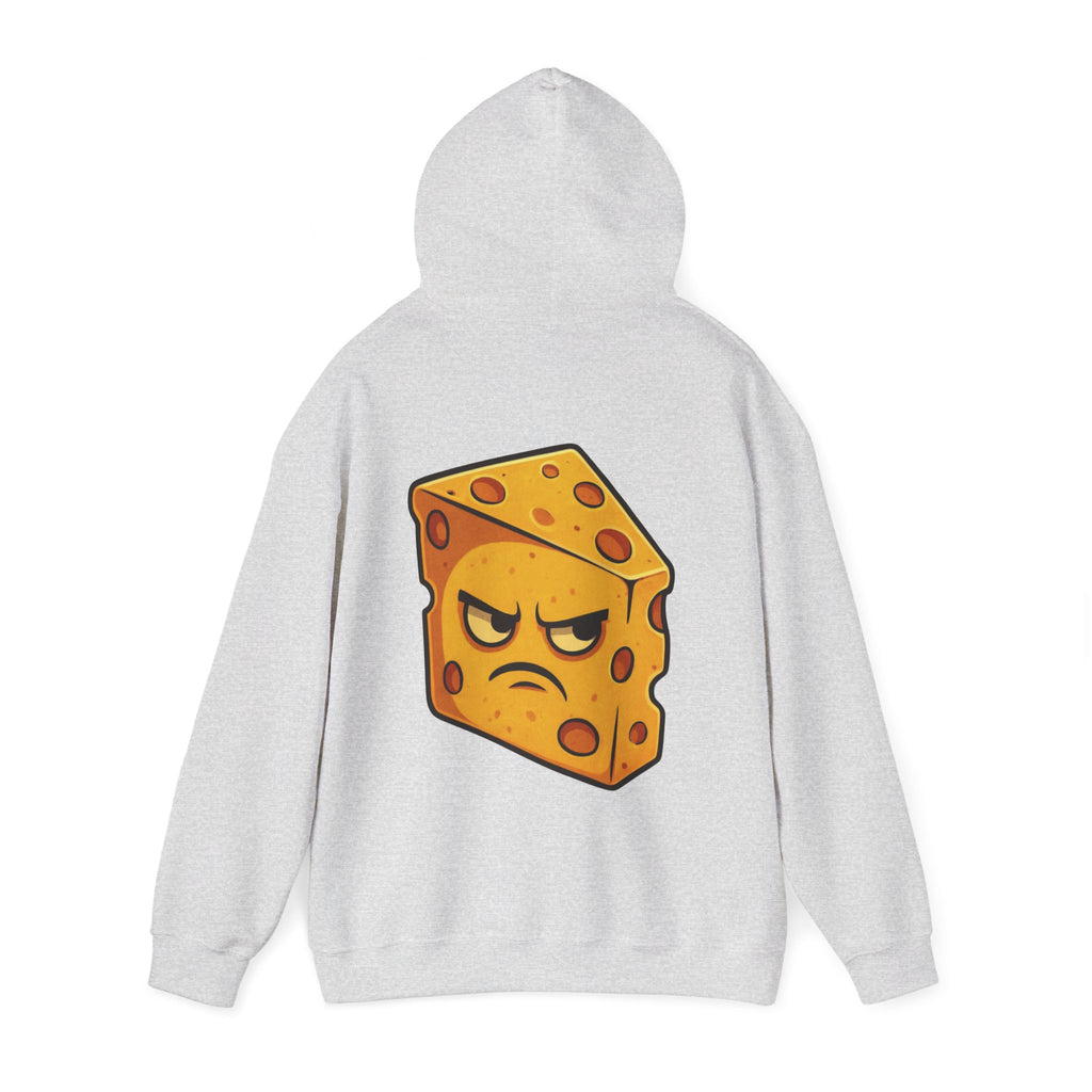 UNSILENCED Hoodie – cheese – Klein Logo Voor | Grote Print Achter